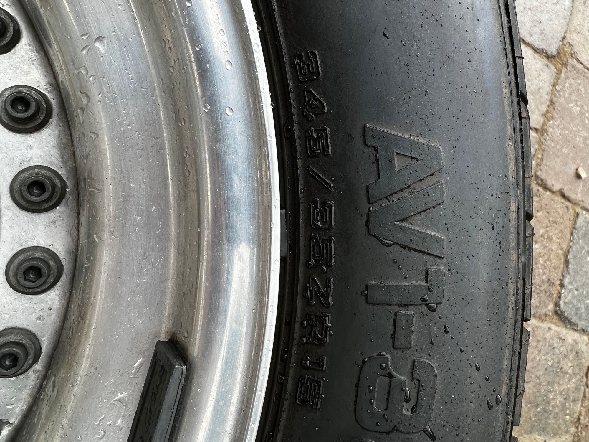 Wheels and Tires/Axles - Vintage Porsche Splitties with Period Correct Tyres - Used - 0  All Models - Waterloo, ON N2E2B4, Canada