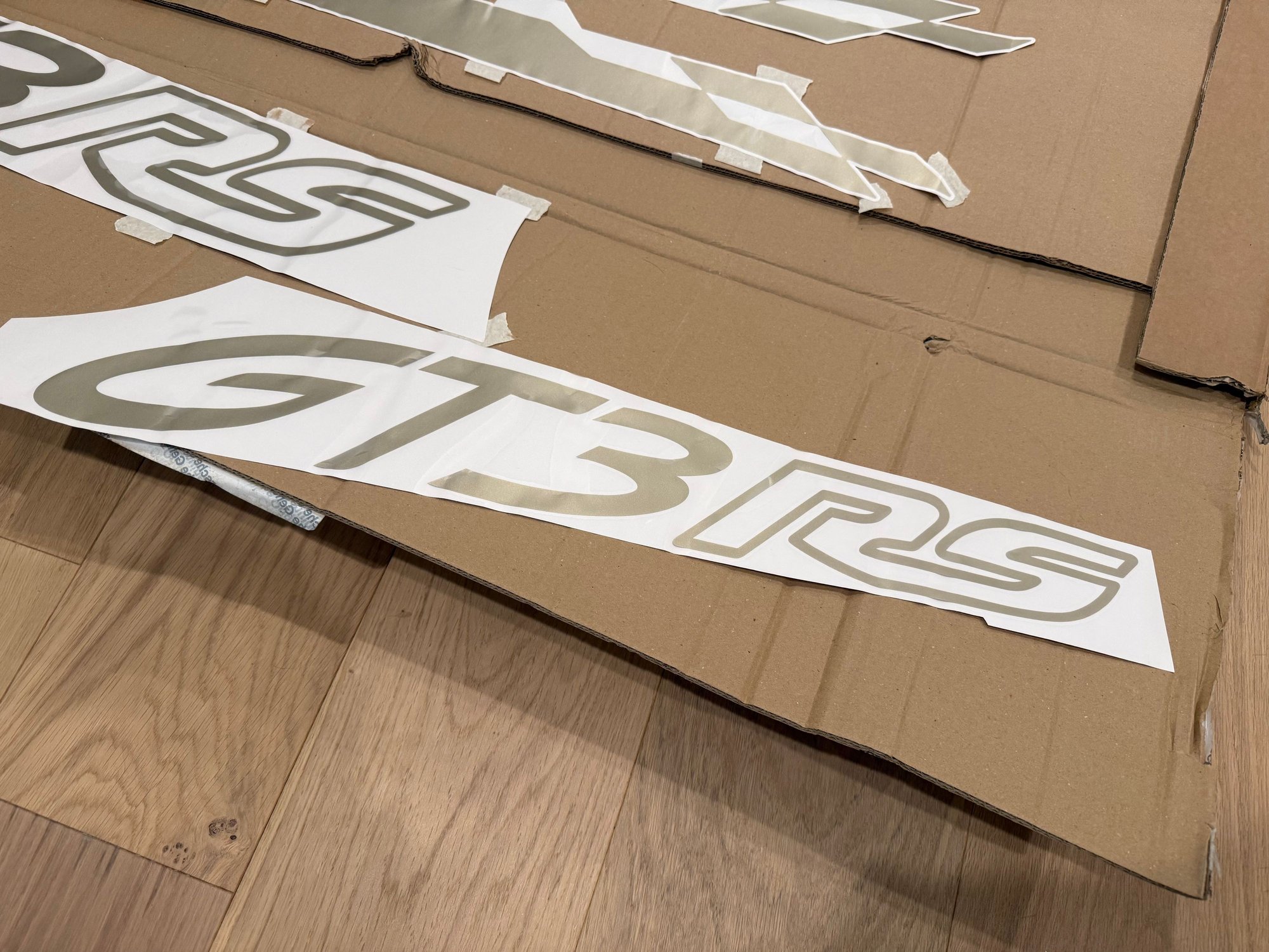 Exterior Body Parts - CXX 992 3RS White Gold Decal Sets (997.2 RS Livery) - New - -1 to 2027  All Models - Chicago, IL 60616, United States