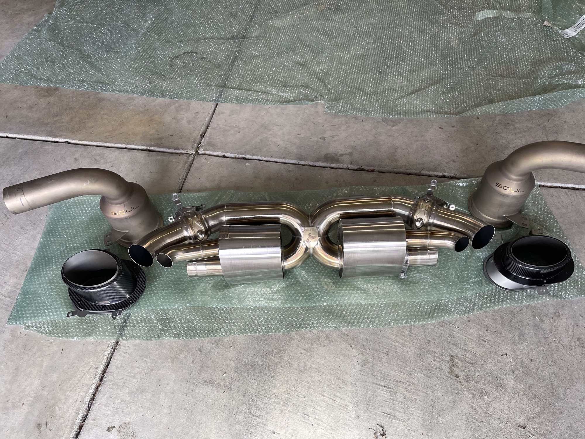 Engine - Exhaust - Kline rear section and Soul cats Full Exhaust for 992 911 Carrera Sport with PSE - Used - 2020 to 2022 Porsche 911 - 2020 to 2023 Porsche 911 - Livermore, CA 94550, United States