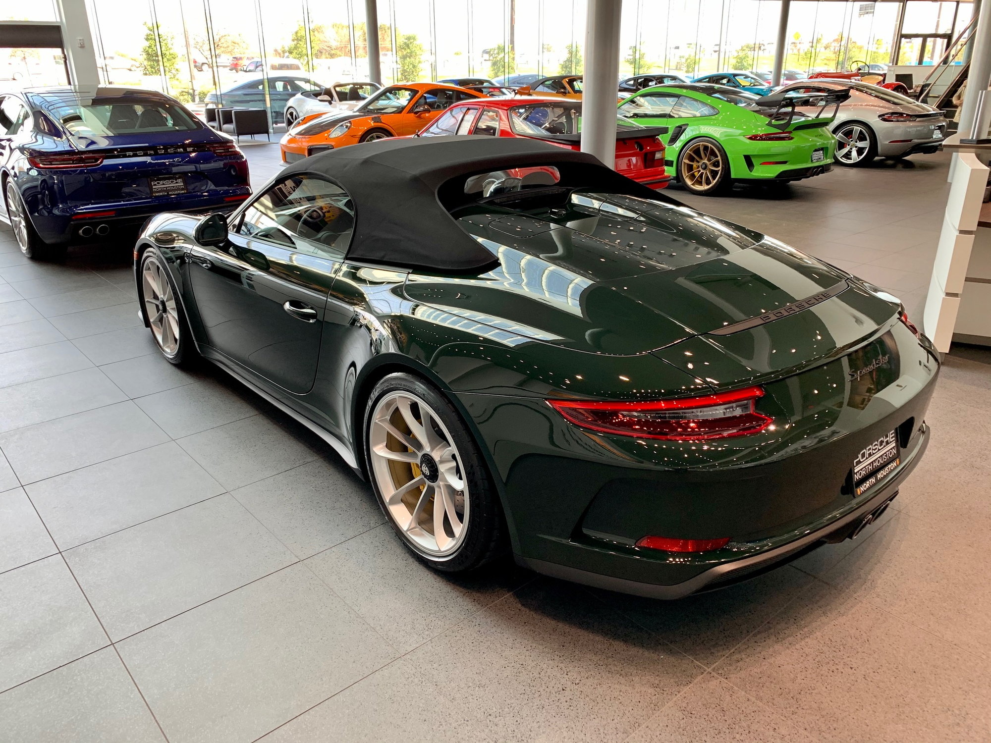 2019 Porsche 911 - 2019 911 Speedster PTS Brewster Green - Used - VIN WP0CF2A98KS172384 - 15 Miles - 6 cyl - 2WD - Manual - Convertible - Other - Houston, TX 77090, United States