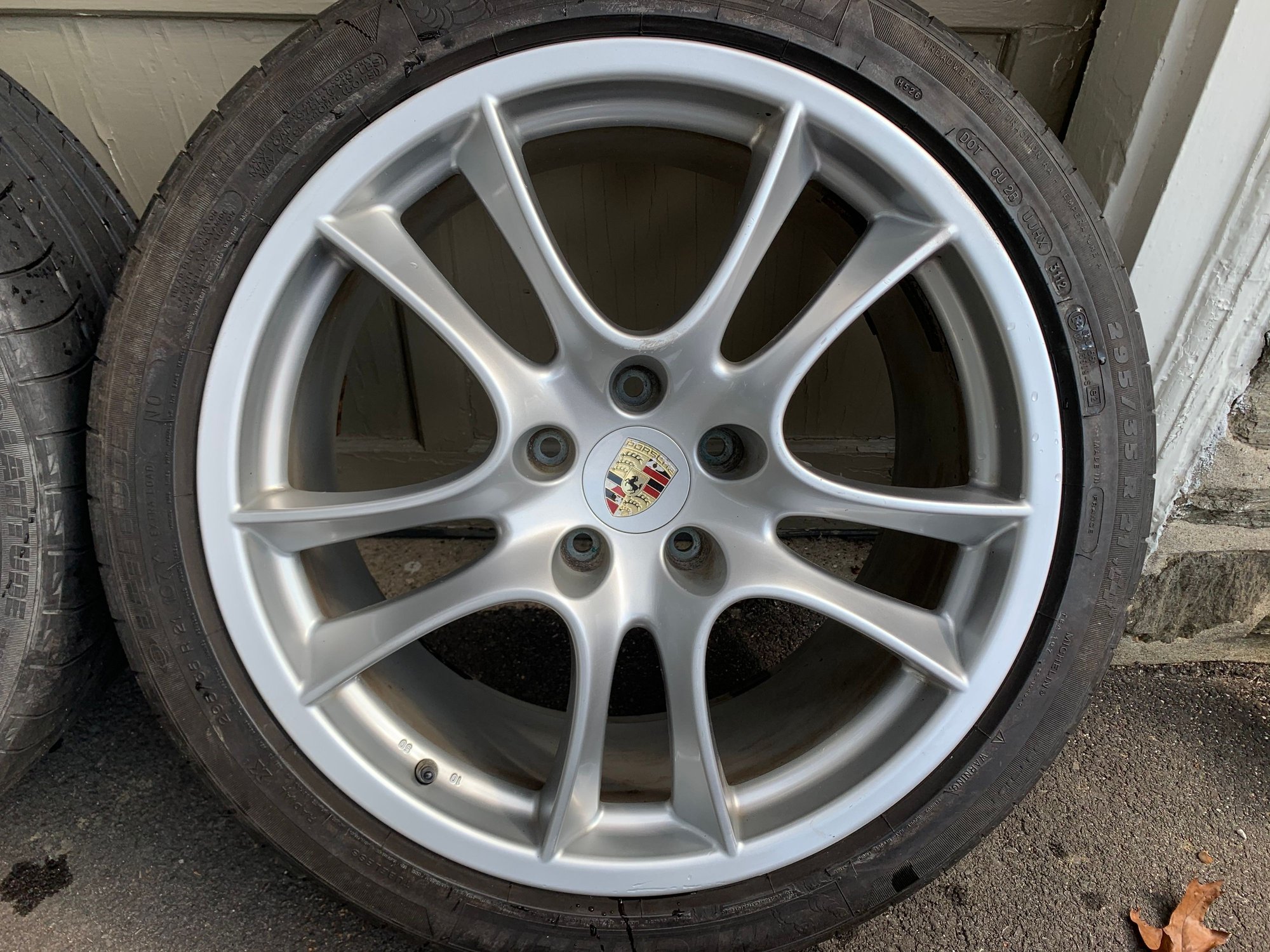 Porsche Cayenne GTS Wheels 955/957 21"x10" Silver OEM With Caps