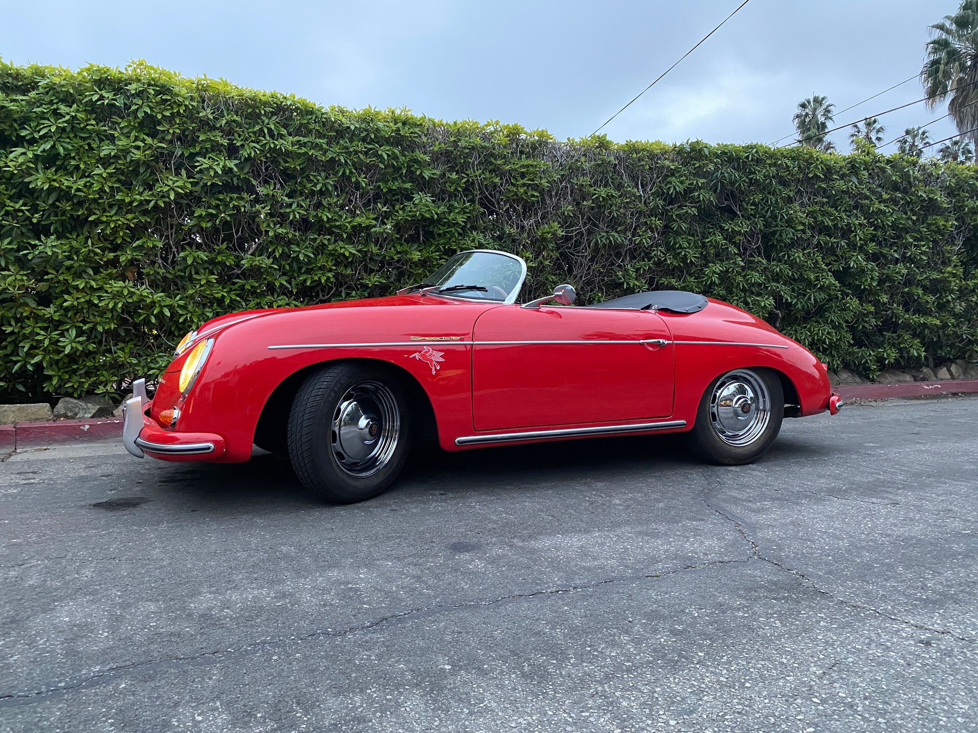 1955 Porsche 356A - 1955 Porsche Speedster by Intermeccanica - Used - VIN 247756343 - 4 cyl - 2WD - Manual - Convertible - Red - Santa Barbara, CA 93103, United States