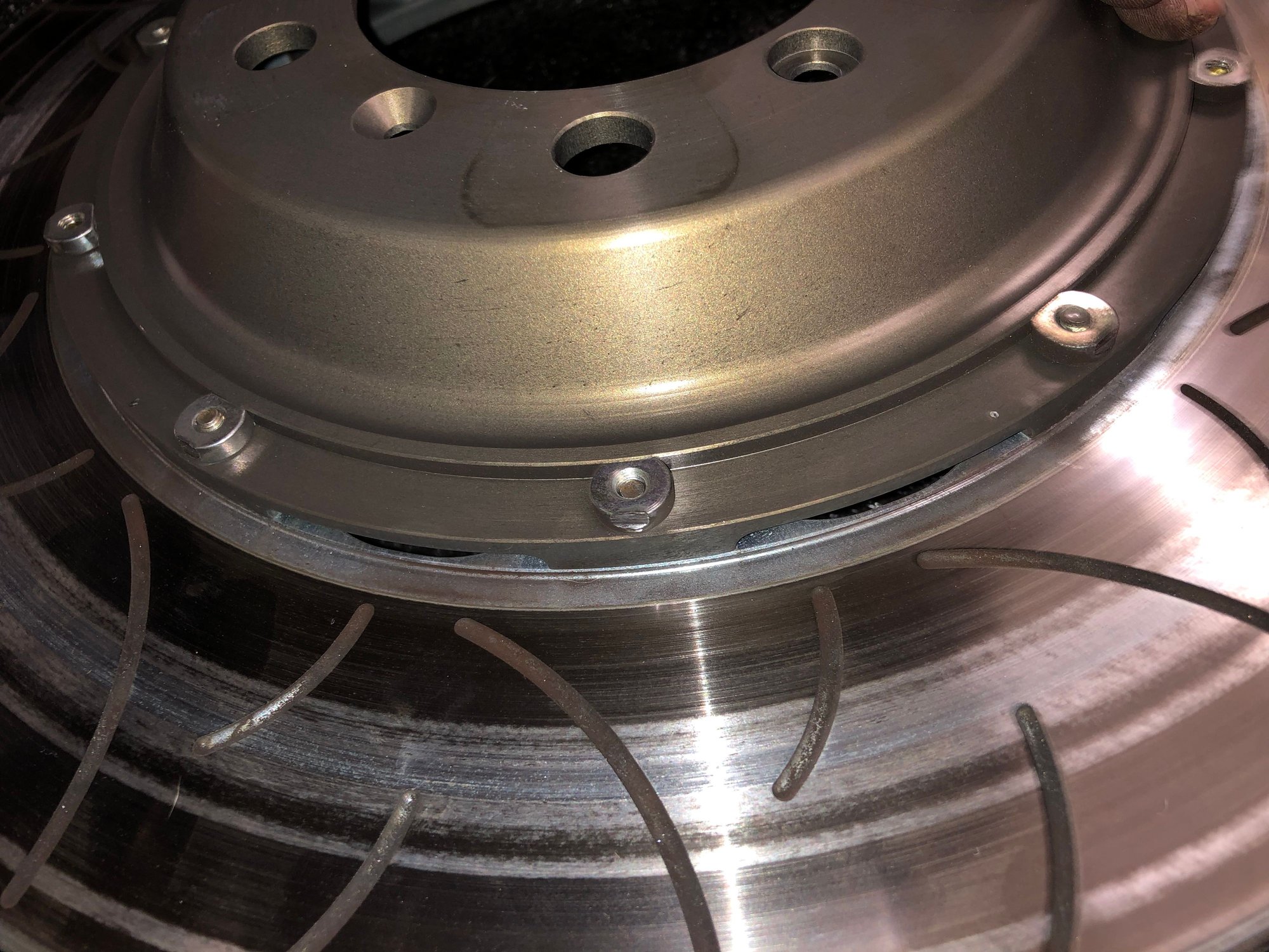 Unknown Brake Pads? rubbing Brembo 2 pc Rotors Rennlist Porsche