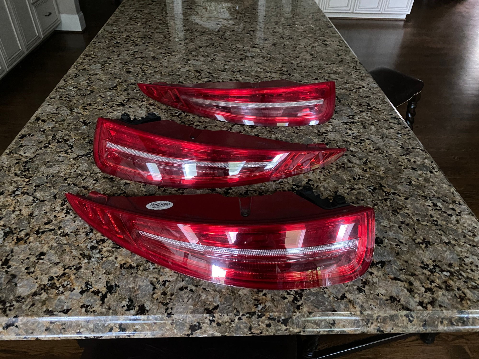 Lights - 991.1 GT3 Red Brake lights (3 units) - Used - 2014 to 2016 Porsche GT3 - Greensboro, NC 27455, United States