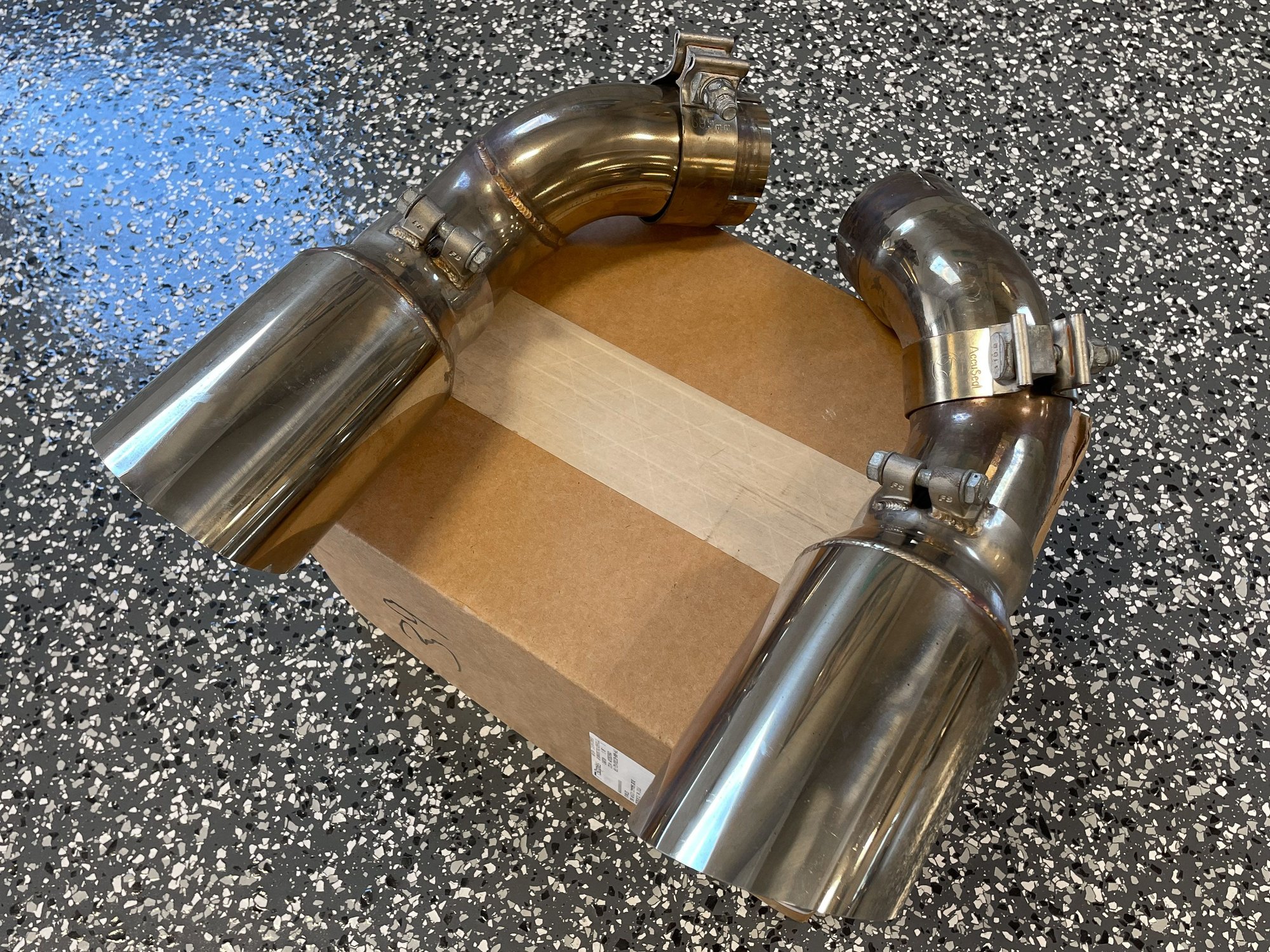 Engine - Exhaust - Fabspeed Porsche 911 991 Turbo - 991.2 Turbo Supersport GT2 Style Tip Outlets - Used - 2012 to 2020 Porsche 911 - West Chester, PA 19382, United States