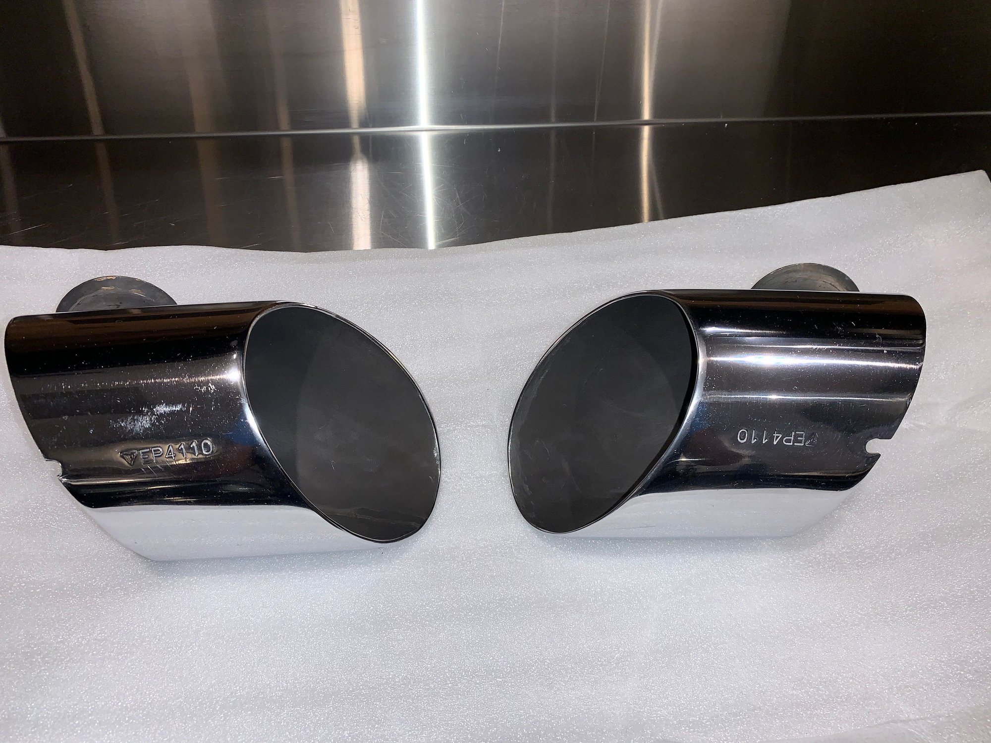Oem Porsche Wide Oval exhaust tips 996.1 19992001 and gt3 mk1