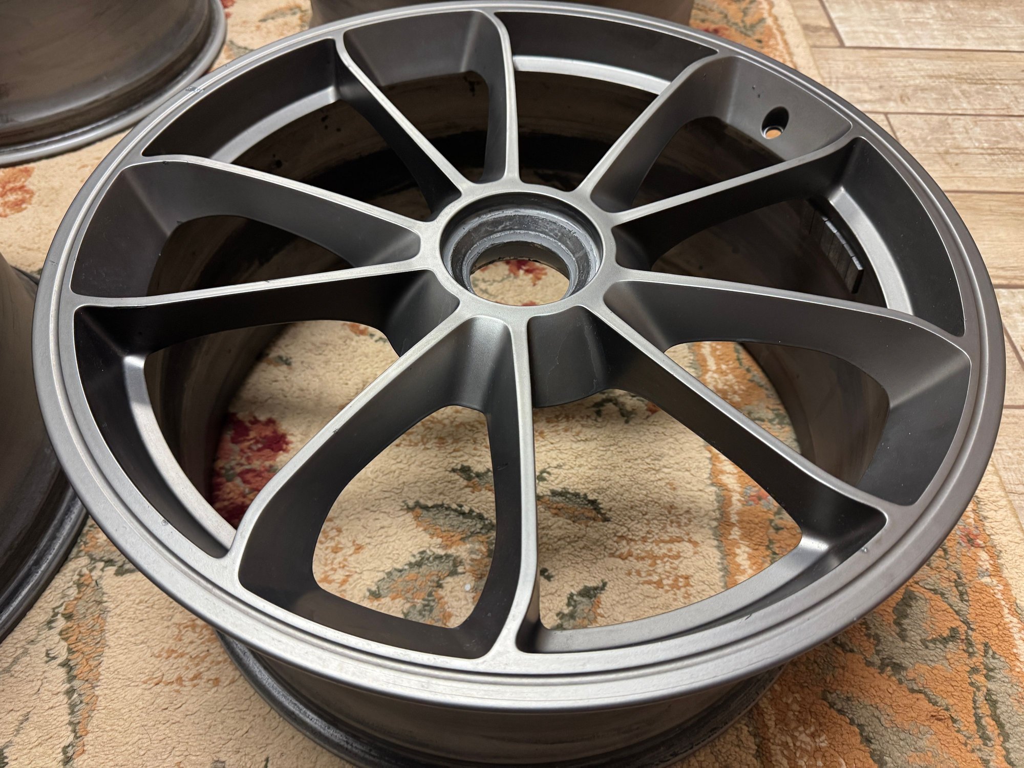 Wheels and Tires/Axles - 991 GT3 Satin Platinum OEM Wheels 20X12 20X9 - Used - -1 to 2027  All Models - Burke, VA 22015, United States