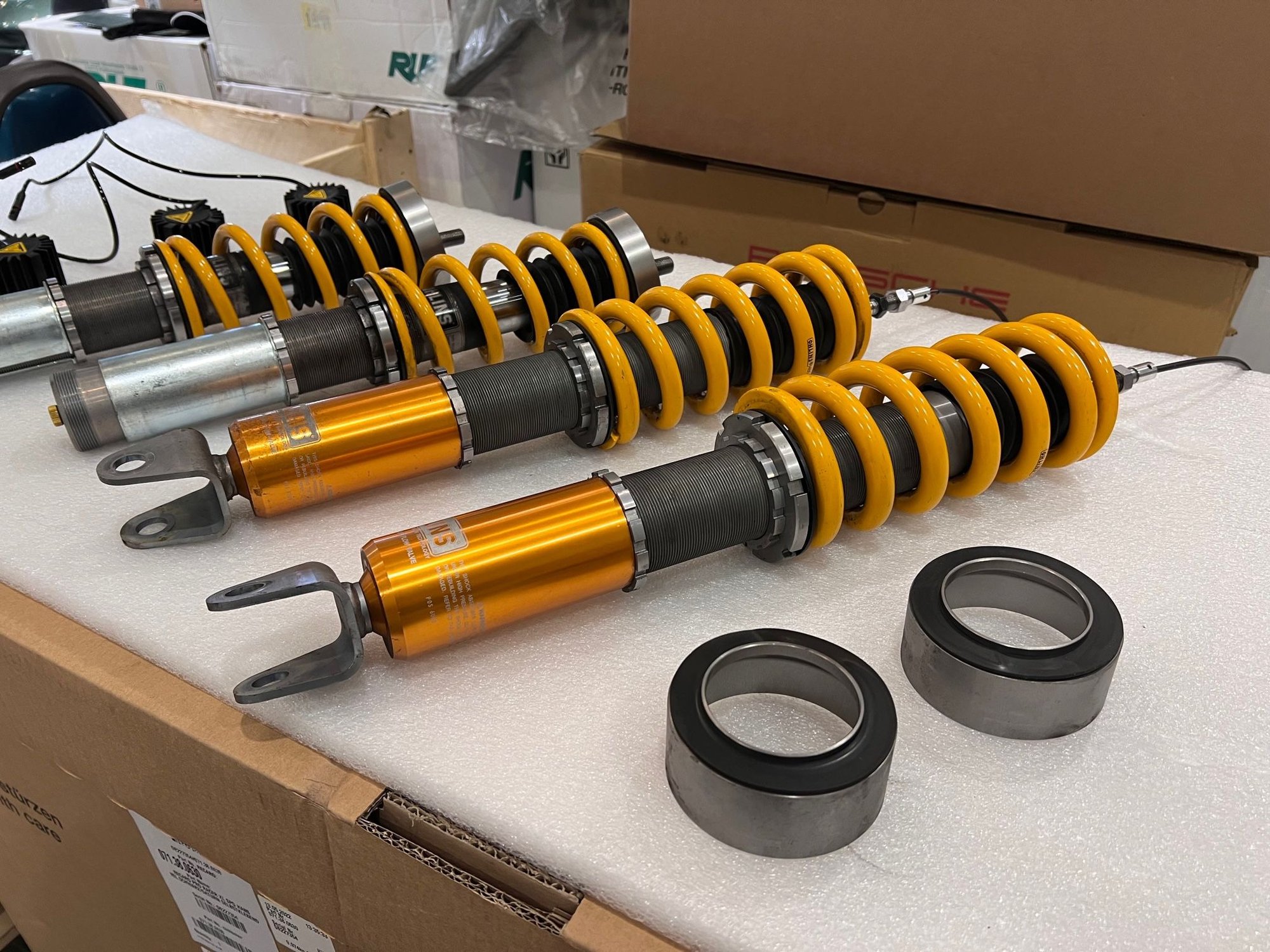 Steering/Suspension - Ohlins Road & Track (R&T) Coilovers w/PASM Cancel for 2013-2019 Porsche Carrera/Turbo - Used - 2013 to 2019 Porsche Carrera - Torrance, CA 90503, United States