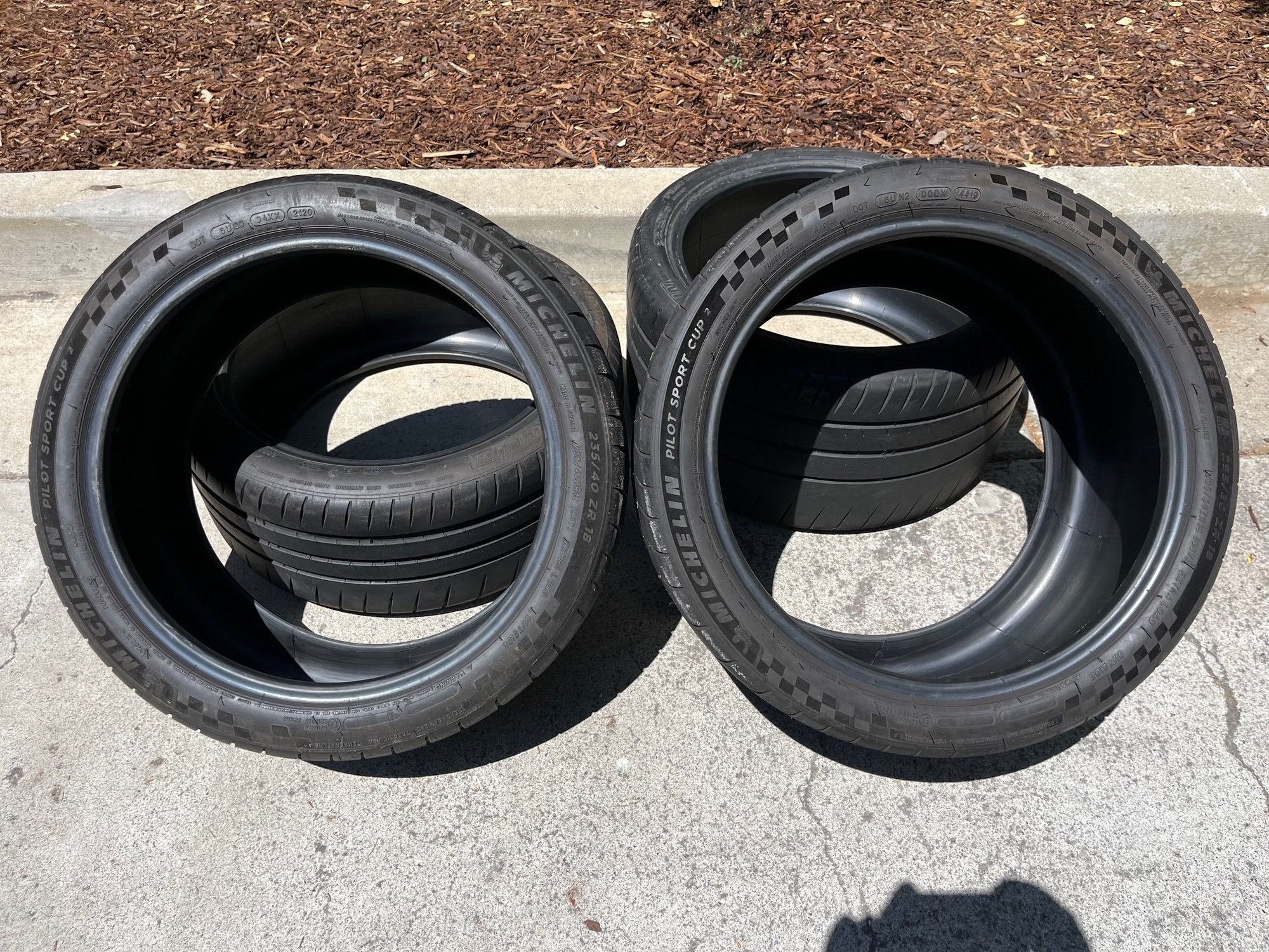 Wheels and Tires/Axles - Tires: Michelin Pilot Sport Cup2 - 235/40R18, 295/30R18 - 996 GT3 - Used - All Years  All Models - Mountain View, CA 94041, United States