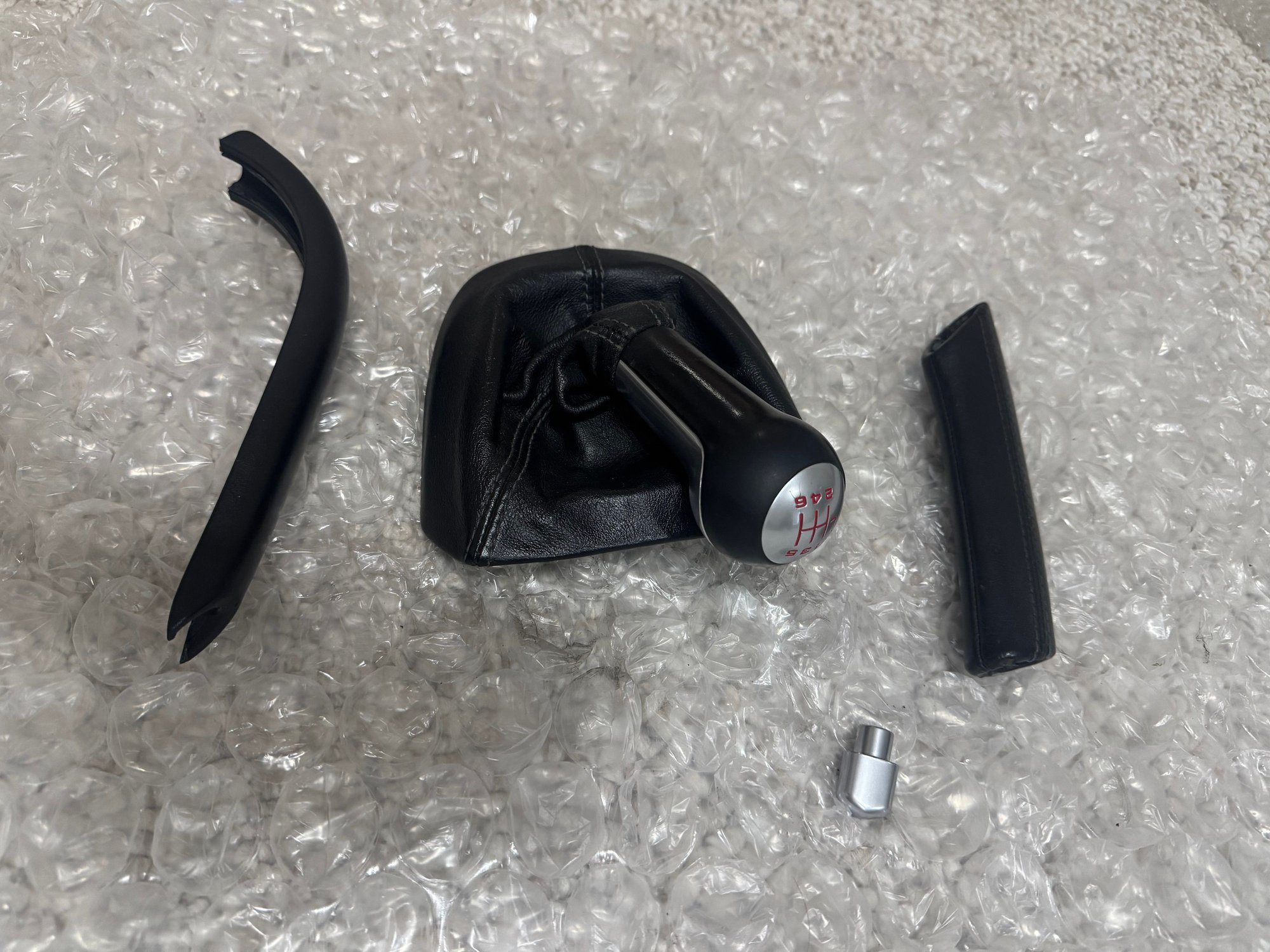 Steering/Suspension - 997 / 987 OEM Shift Knob + Boot and Leather e-brake handle + rear cover - Used - 0  All Models - Eighty Four, PA 15330, United States