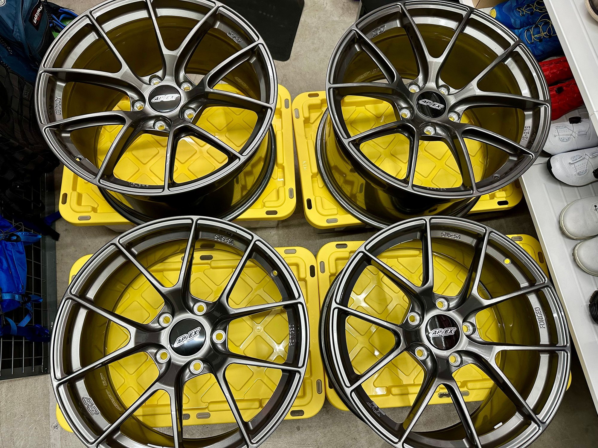 Wheels and Tires/Axles - Apex VS-5RS wheels for 992 Carrera/S/4S/T.   (Anthracite) - Used - 2020 to 2025 Porsche 911 - Bellingham, WA 98226, United States
