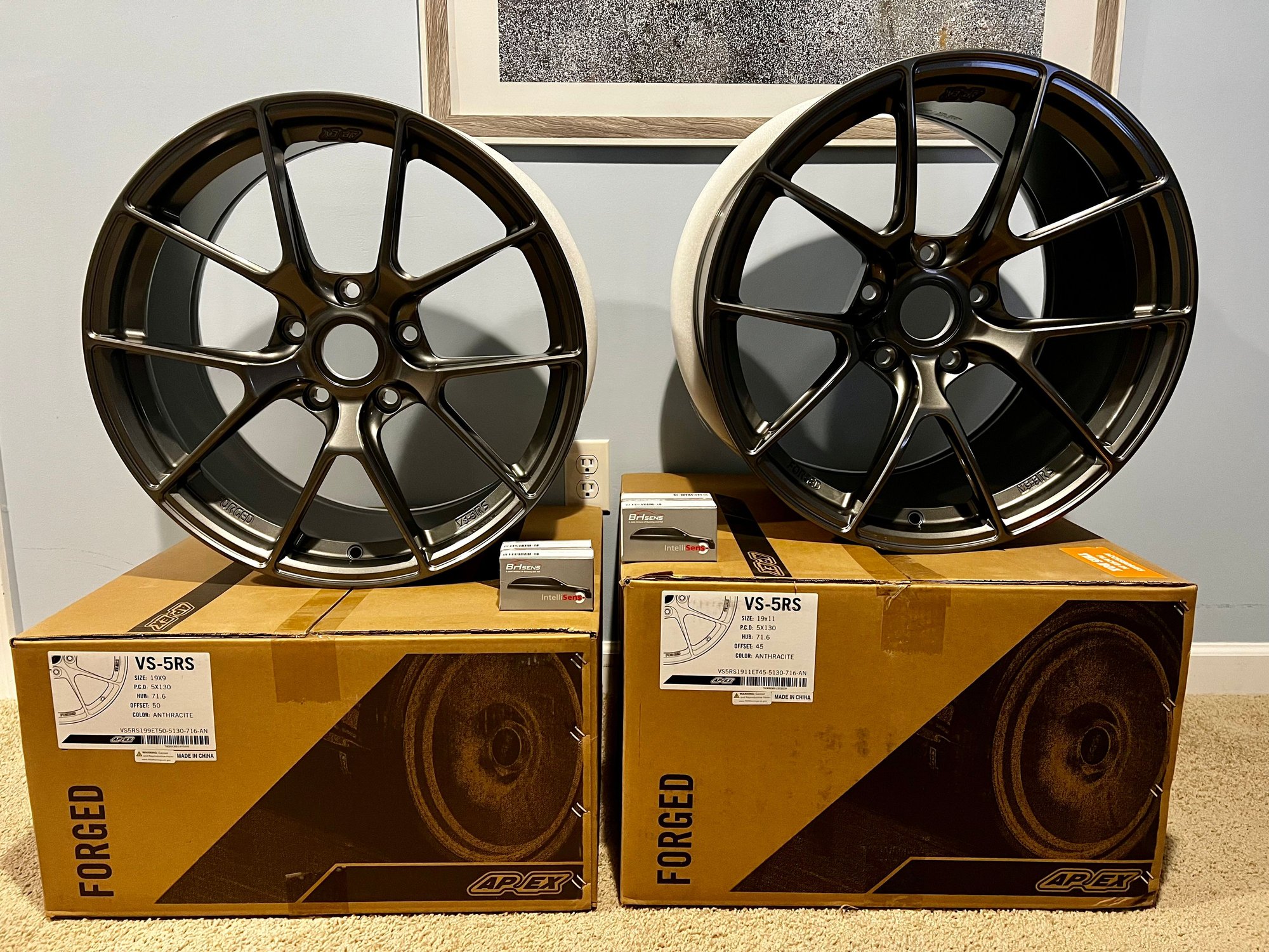 Wheels and Tires/Axles - APEX VS-5RS Anthracite  GT4 / Spyder Wheels  19x9 19x11 BNIB - New - 2020 to 2024 Porsche 718 - Carmel, IN 46033, United States