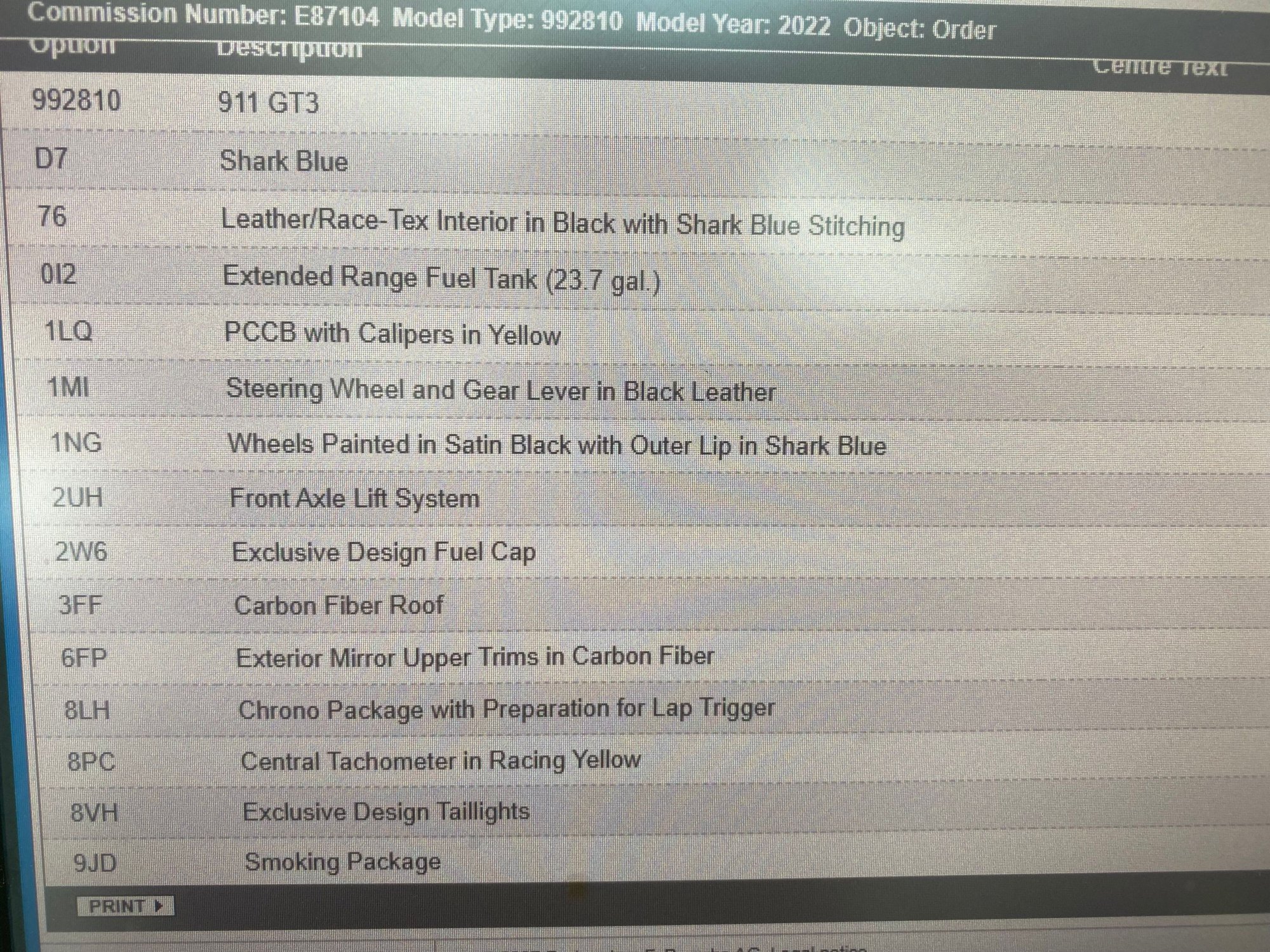 2022 Porsche 911 - Porsche 911 GT3 - Single Owner, Warranty, Buckets - Used - VIN WP0AC2A9XNS268733 - 33,100 Miles - 6 cyl - 2WD - Automatic - Coupe - Blue - Pasadena, CA 91103, United States