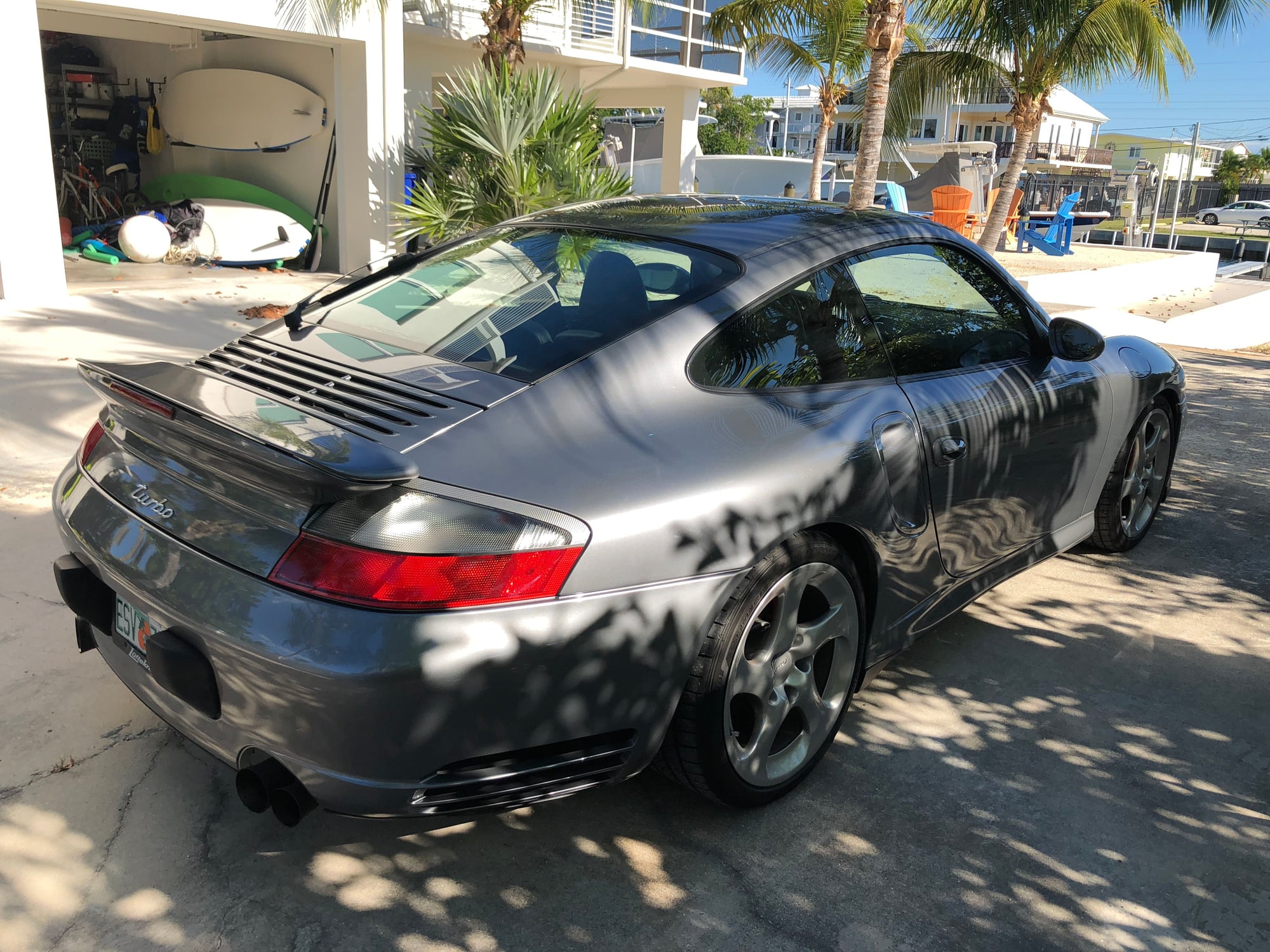 2003 Porsche 911 - 2003 996 Turbo For Sale - Seal Grey - Used - VIN WP0AB29983S686552 - 56,855 Miles - 6 cyl - Manual - Coupe - Silver - Key Largo, FL 33037, United States