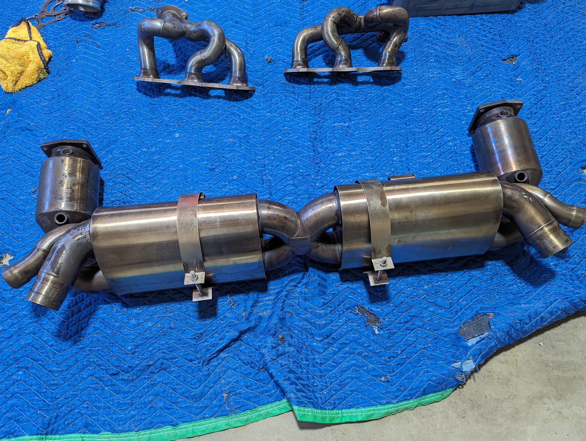 Engine - Exhaust - Kline Innovations 991 Turbo/S Stainless Exhaust w HJS 200 Cell High Flow Cats (SS) - Used - 2012 to 2020 Porsche 911 - Denver, CO 80452, United States