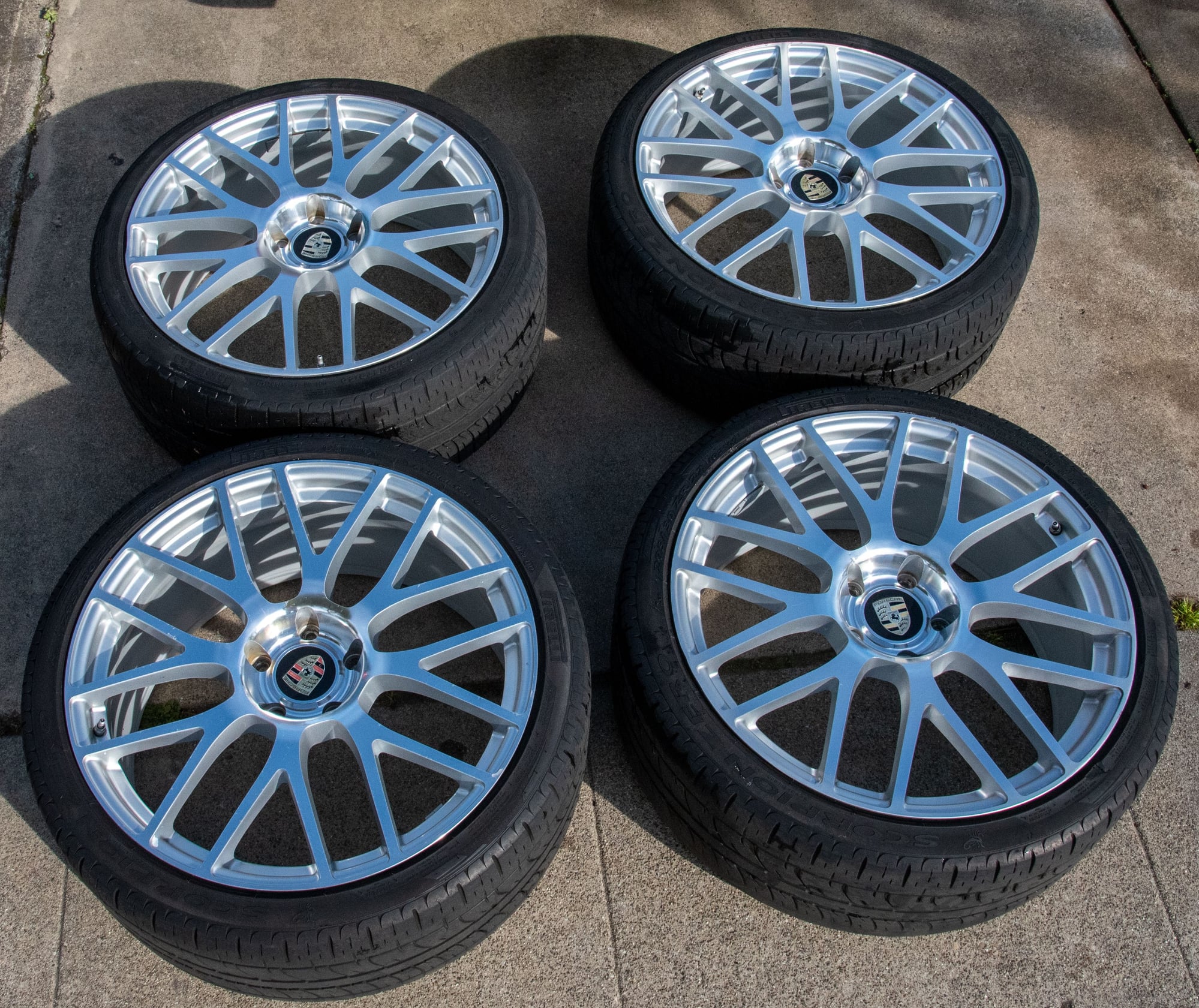 Wheels and Tires/Axles - 5 Victor Innsbruck 22" x 10.5" Wheels (4 worn tires optional) - Used - 2011 to 2018 Porsche Cayenne - San Jose, CA 95130, United States