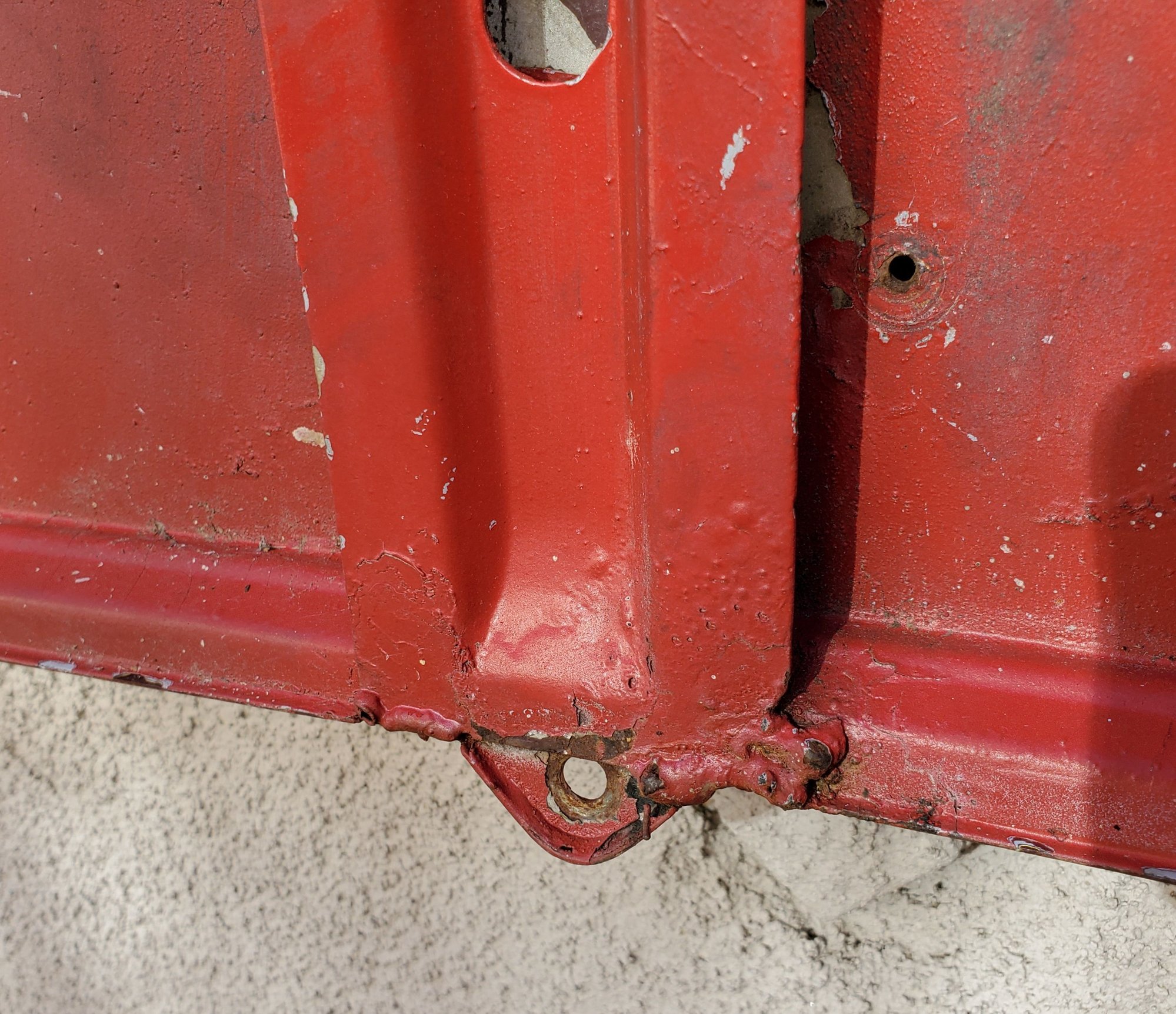 Exterior Body Parts - 69-73 911 & 69 912 LWB 2 Tab Rear Decklid Red - Used - 1969 to 1973 Porsche 911 - Los Angeles, CA 90032, United States