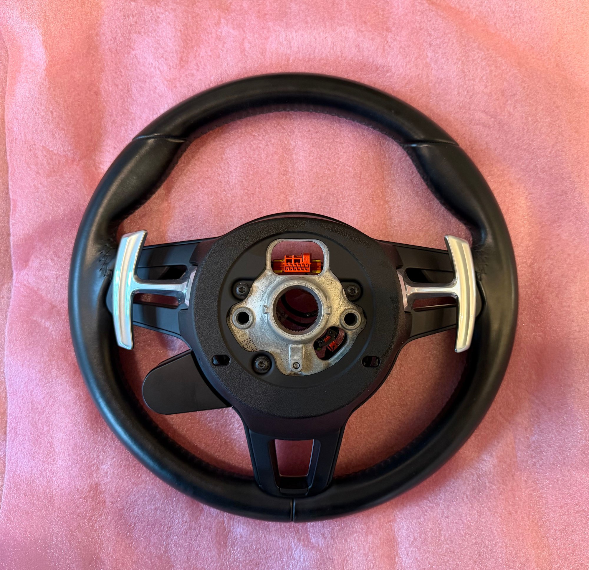Interior/Upholstery - Genuine Porsche GT Sports Leather Steering Wheel with PDK paddles/ Heated/ Sport Ch - Used - All Years  All Models - All Years  All Models - Summit, NJ 07901, United States