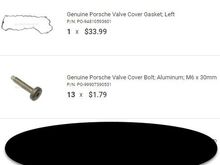 At a minimum, order the aluminum bolts.  The seals are molded and can be reused depending on when they were last replaced.
.
