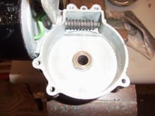 Gearbox with main gear removed.