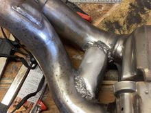 The weld could be better