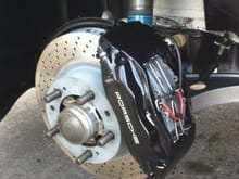 Front 951S caliper with 993 OEM rotor