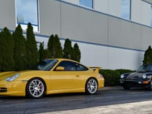 Before - thinking about the set up of the 964 and looking at the GT3 for inspiration.