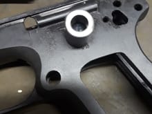 Install grip screw and tighten to bushing