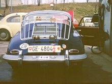 My very old 1964 356SC, I had just finished body work and paint at CERN Car Club. Notice ski rack and of course Nokian tires!