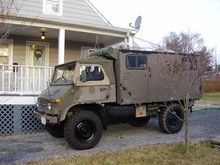 Ready to go. Miss this 404 radio truck, but most of it's payload capacity was consumed by the box itself, limiting its utility to camping trips.