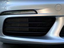 Porsche 718 Front Radiator Mesh Grilles www.radiatorgrillstore.com Installed