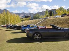 Many great cars on display.