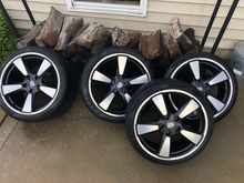 Perfect shape, still miles left on these tires too.