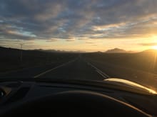 Best seat in the world. Sunrise over the Karoo in South Africa