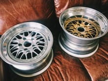 BBS E87 silver and gold