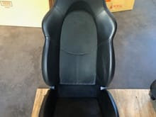 Driver side power sport seat with alcantara center - front
