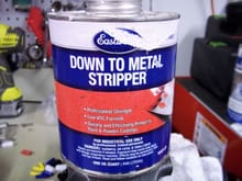Eastwood's excellent Stripper for powder coatings