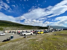 Line up 70-80 cars attending at august “Kills Bugs Fast” meet