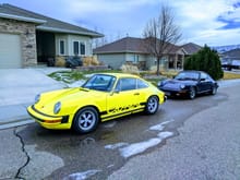 Heading into the Pcar garage before the next snow storm ...