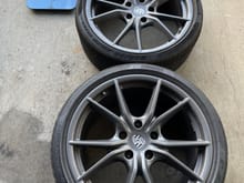 OEM 20” Carrera “S” Titanium Painted (as found on the T)
20x8.5 +49mm, 20x11.5 76mm
Pirelli P-Zero OEM 245/35 ZR20, 305/30 ZR20