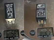 DME Relay weight comparison