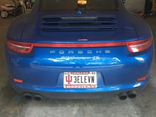 People are confused by my plate. "Isn't that a 911?" Yes, but I'm a devoted Excitable One for my favorite band of 26 years: 311.  Silly I know, but it makes me happy.