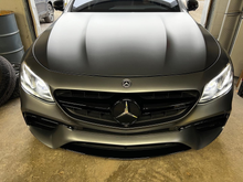 Front grille and emblem surround were all painted in gloss black