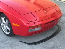 David pagan Promotion   944 front splitter made in house