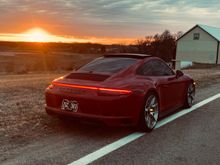 Not the greatest pic…but a great sunset drive😎