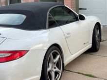 New convertible top