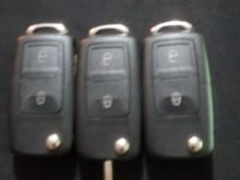 get a cheap switchblade key for a 99 VW Passant (about 5 bucks) no need for a transponder or remote electronics