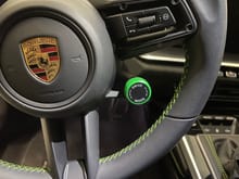 Python green as our exterior is Python. https://www.radiatorgrillstore.com/product-page/porsche-aluminum-mode-selector-switch-custom-look