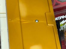 discoloration observed previously 