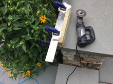 Trimming the sill is a must - one more good reason to have a roto zip!